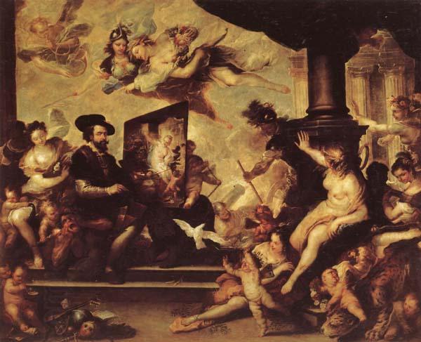 Luca Giordano Rubens Painting an Allegory of Peace China oil painting art